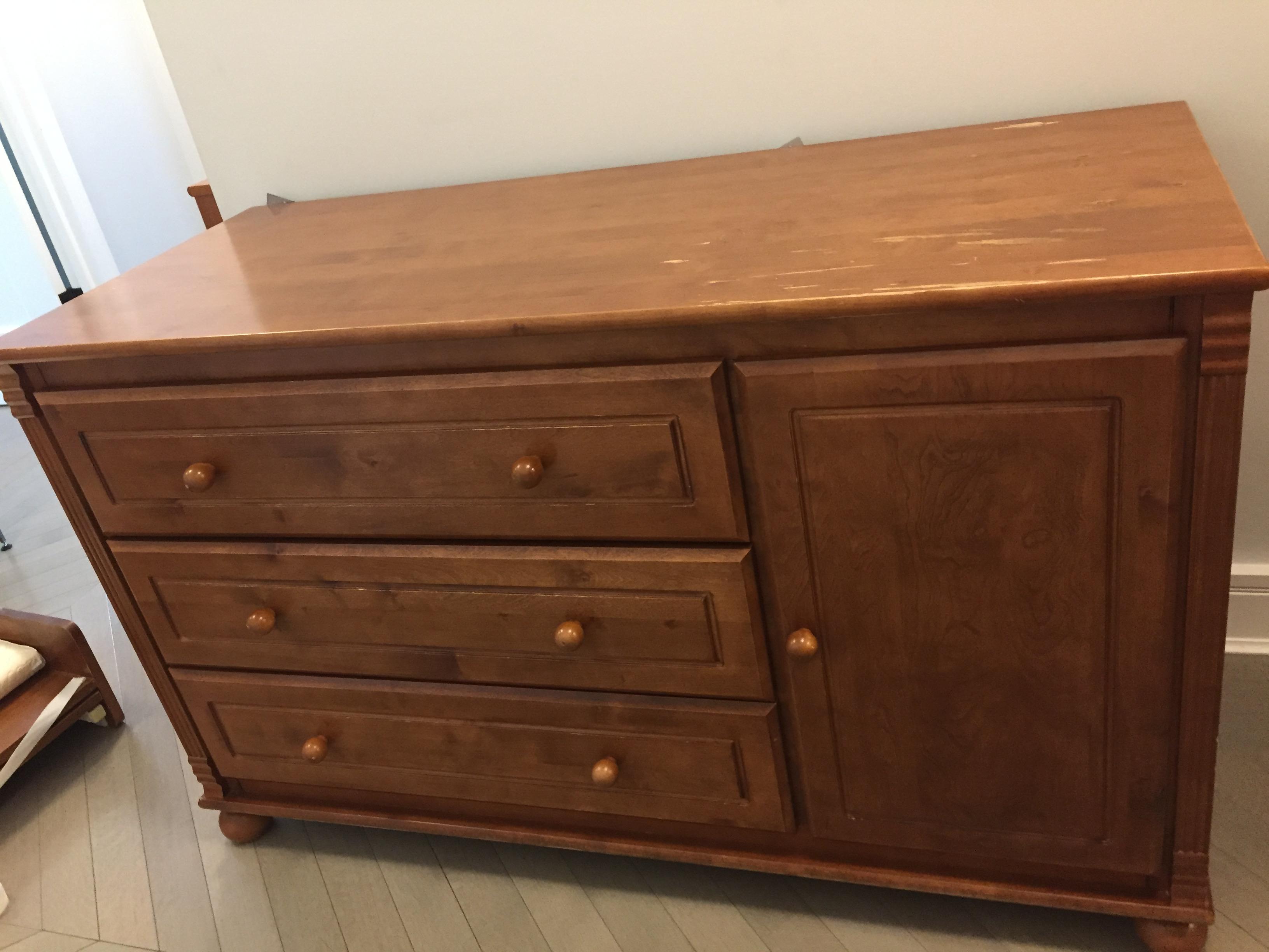bellini dresser changing table