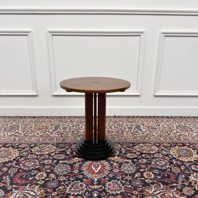 Art Deco Side Table in Teak For Sale - Image 3 of 7