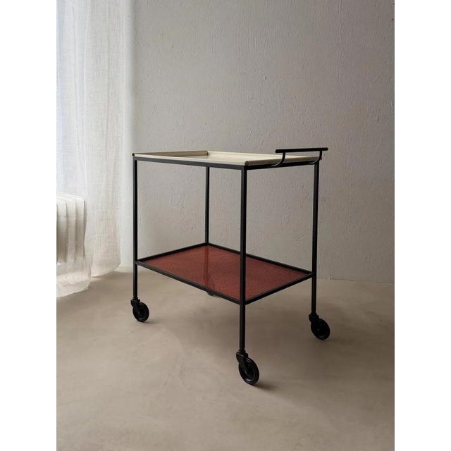Pilastro Serving Trolley by Tjerk Reijenga, 1960s For Sale - Image 16 of 18