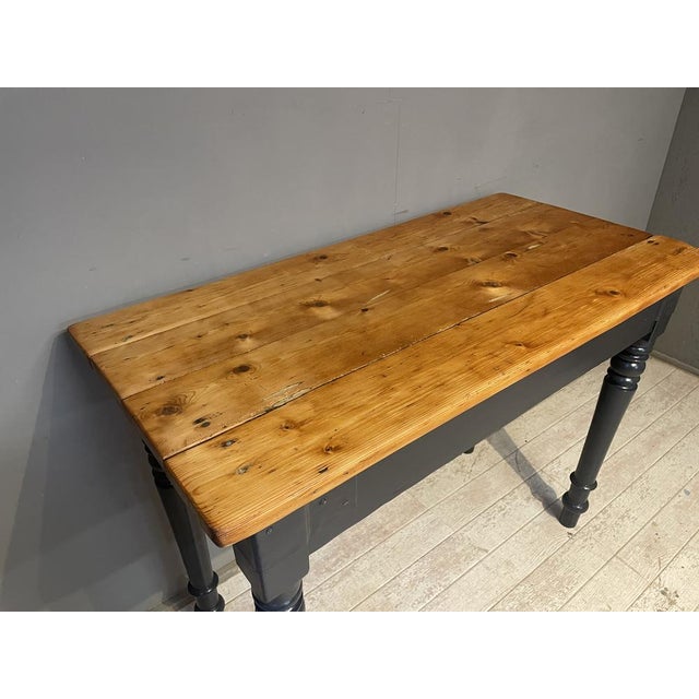 Antique Black Fir Table, 1890s For Sale - Image 17 of 18