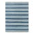 Rug & Kilim's Contemporary Dhurrie Rug in Blue Stripes - 9x12 For Sale