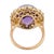 19th Century Victorian 11.40 Carat Amethyst Diamond 18k Yellow Gold Cluster Ring, Size 6.25 For Sale In Los Angeles - Image 6 of 6