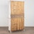 19th Century Danish Gray Painted Pine Cabinet Cupboard With Glass Upper Doors For Sale - Image 16 of 16