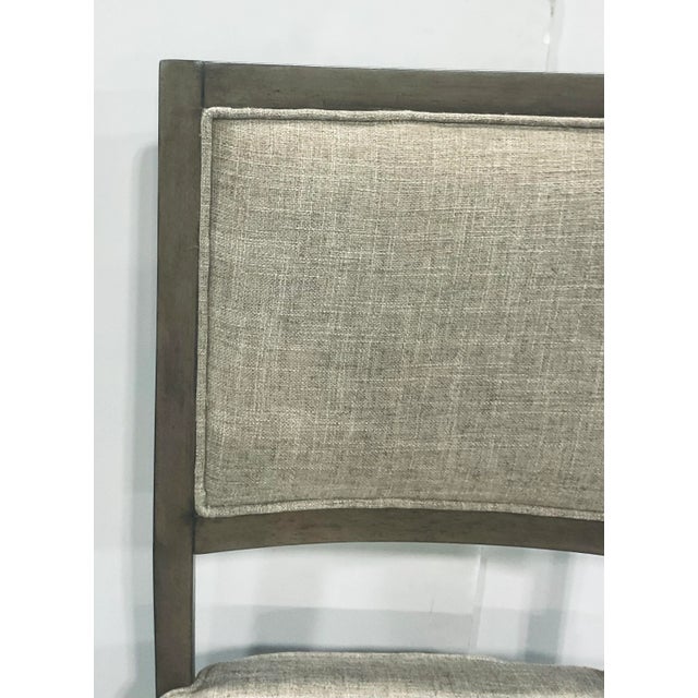 Greige Modern Greige Wood Casual Dining Chairs Set of 8 For Sale - Image 8 of 9