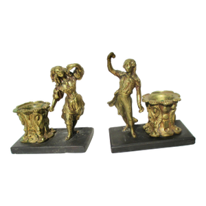 Traditional Catalan Dancers Candlesticks - Pair of 2
