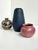 Vintage Studio Ceramic Vase in Matte Midnight Blue by Andreas Kastl, Germany, 1950s For Sale - Image 6 of 13