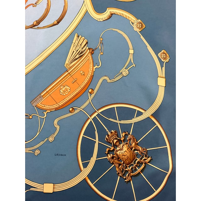 Hermès Springs Silk Scarf 1988 Designed by Philippe Ledoux For Sale In New York - Image 6 of 12