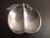 Metal Vintage Silverplated Apple Shaped Divided Bowl, Made in India For Sale - Image 7 of 7