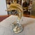 Barovier & Toso 1990s Barovier Style Modern White and Gold Murano Glass Dolphin For Sale - Image 4 of 12