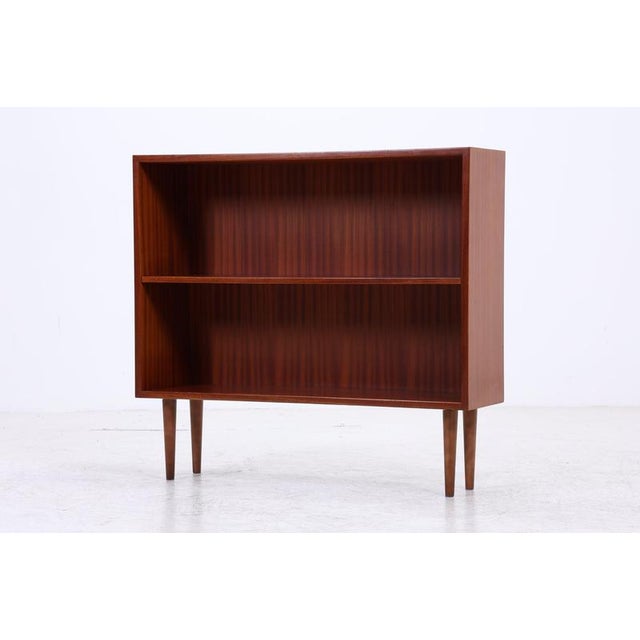 2000 - 2009 Mid-Century Mahogany 2-Shelves Bookcase For Sale - Image 5 of 12