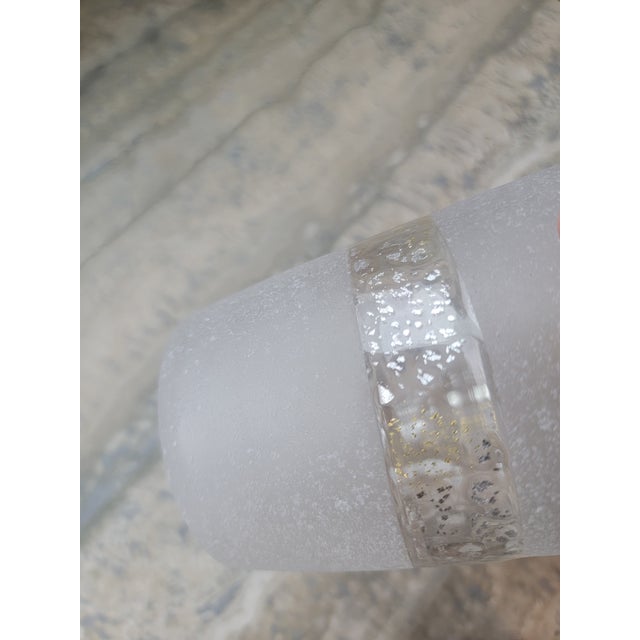 Glass Contemporary Japanese Gold Leaf & Silver Leaf Glass Tumbler by Syoichiro Iwasawa - One-of-a-Kind For Sale - Image 7 of 14