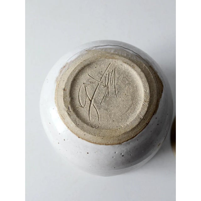 Vintage Studio Pottery Jar For Sale - Image 9 of 11