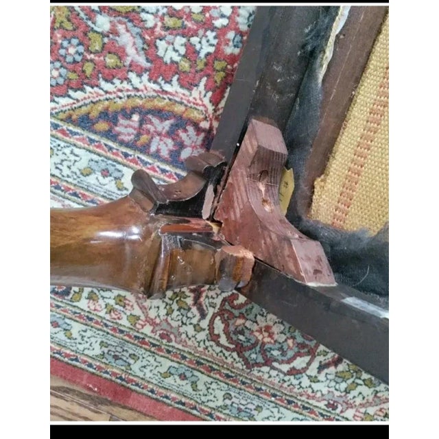 Chippendale 1880 Chippendale Mahogany Dining Side Chairs From Calvin Coolidge & Herbert Hoover Cabinet Member Admiral Jerald Wright - 2 Chairs For Sale - Image 3 of 7