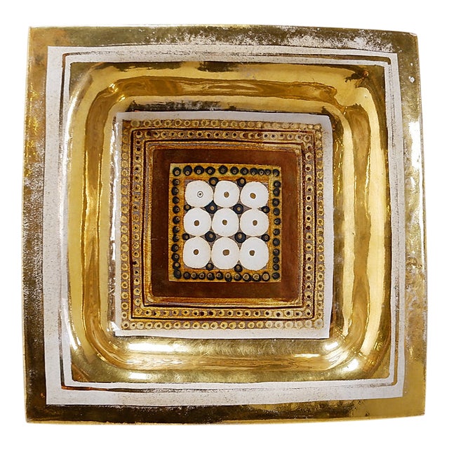 Vintage Georges Ceramic Vide-Poche by Pelletier, 1970 For Sale