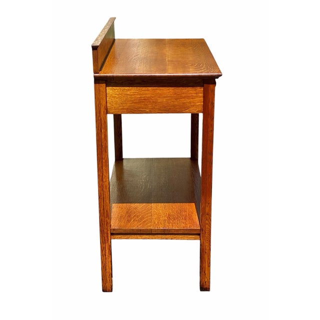 Antique Arts & Crafts / Mission Oak Server For Sale - Image 9 of 12
