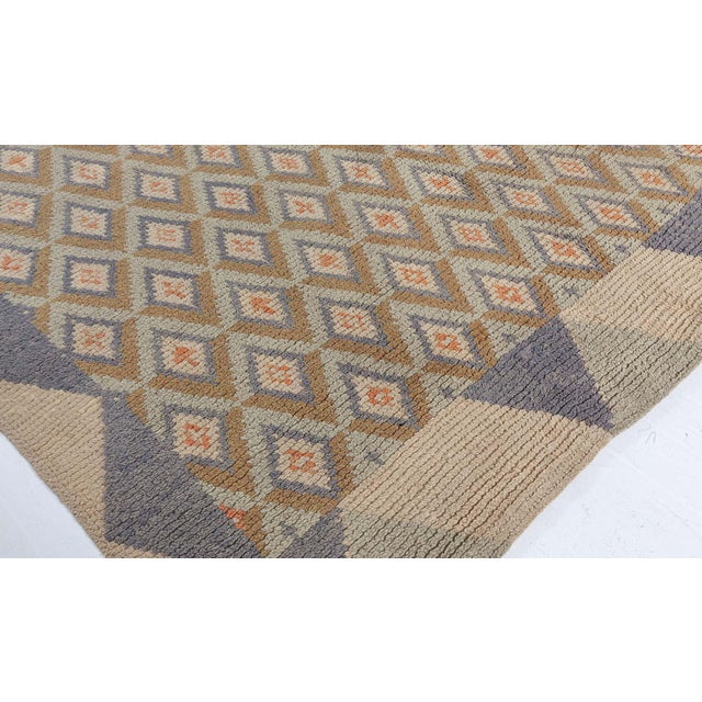 Textile Doris Leslie Blau Vintage Swedish Pile Rug For Sale - Image 7 of 8