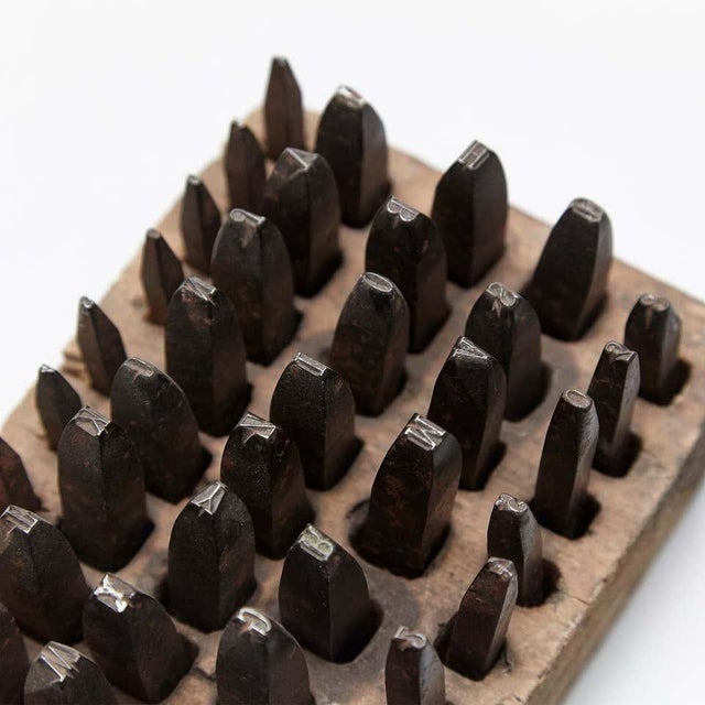 Adrian, Abstract Sculpture, Iron and Wood, 2017 For Sale - Image 4 of 17