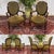Pair of Napoleon III 19th century mahogany armchairs - W=65cm, H=98cm, seat H=45cm, D=67cm.