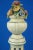 Art Nouveau Ceramic Columns with Miniature Vases and Flowers from Bassano Nove Factory, Italy, Late 19th Century, Set of 2 For Sale - Image 9 of 18