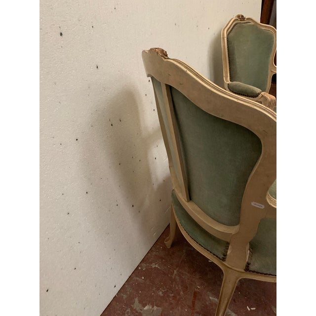 Louis XV Style Cabriolet Chairs in Patinated Beechwood, Set of 2 For Sale - Image 6 of 18