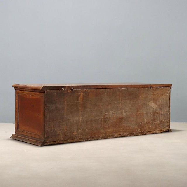 Vintage Chest in Walnut For Sale - Image 10 of 12