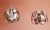 Pair of Seylumière pendant lights, space age style, circa 1990. Composed of thin steel blades, creating beautiful...