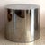 Mid-Century Modern Polished Chrome Cylinder Drum Tables (Pair) For Sale - Image 9 of 10