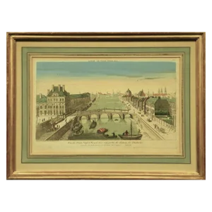 Le Pont Neuf Et Royal Engraving