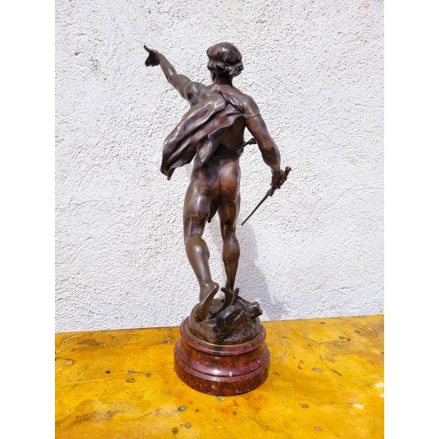 Emile Picault, Victoria, Bronze Sculpture, Late 19th Century For Sale - Image 4 of 18