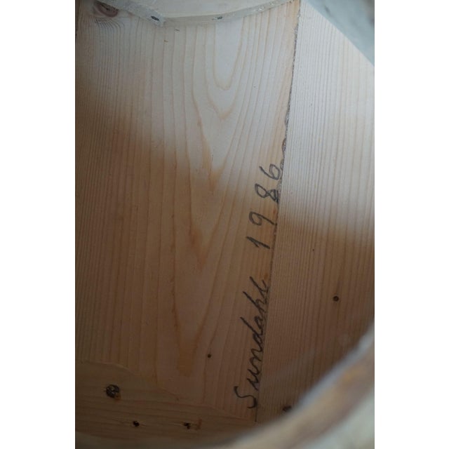 Scandinavian Modern Stump Dining Chairs, Sweden, 1980s, Set of 4 For Sale - Image 14 of 18