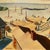 Frank Carson Vintage 1942 Modernist " Provincetown Bay Beach, Waterfront Seascape " Framed Original Signed Post-Impressionist Oil Painting For Sale - Image 13 of 16