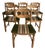Henning Kjaernulf Attrb Danish Oak Vintage Razor Blade Dining Chairs, Set of 6 For Sale