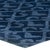 Navy Blue Contemporary Navy Blue Handcrafted Pashmina Euro Rug by Doris Leslie Blau For Sale - Image 8 of 8