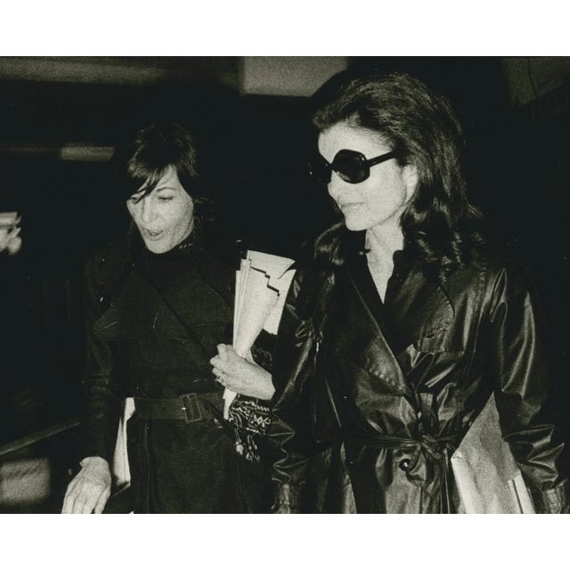 Jackie Onassis Leaves Paris, France, 1970s, Photograph For Sale - Image 3 of 5