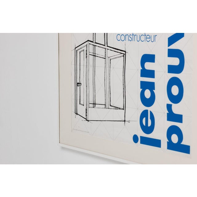 Jean Prouvé Booijmans Van Beuningen Exhibition Poster by Jean Prouvé, 1981 For Sale - Image 4 of 13