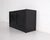 Black Small Brutalist Two-Door Storage Unit in Blackened Oak, 1970s For Sale - Image 8 of 8