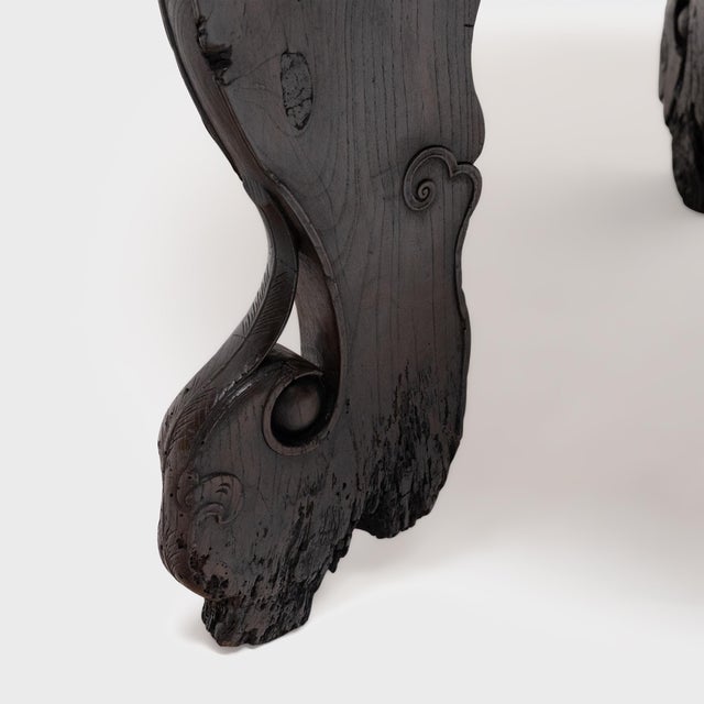 Antique Chinese Six Treasures Round Table, 19th Century For Sale In Chicago - Image 6 of 6