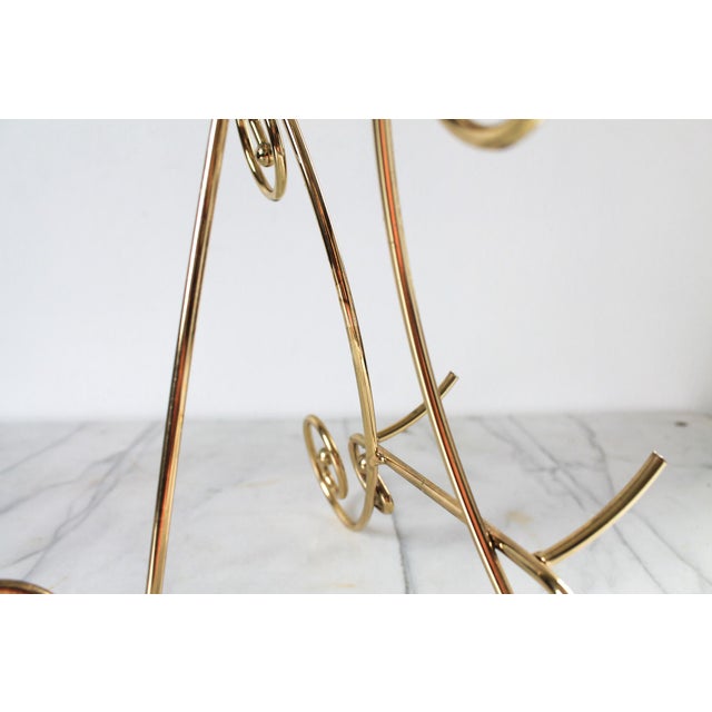 Vintage Brass Art Easel For Sale - Image 9 of 11
