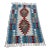 1980s Geometric Hand Knotted Wool Small Kilim Rug For Sale