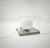 Silver Table Lamp in Glass, Acrylic Glass and Metal, Italy, 1970 For Sale - Image 8 of 18