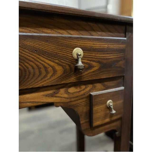 Chinoiserie Asian Style Desk or Console Entry Table Mid Century For Sale - Image 4 of 7