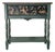 Hand-Painted Woodland Console Table With Rabbit & Forest Motif — One-of-a-Kind Art Furniture Entryway Accent For Sale