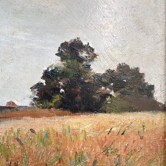 Fernand Quignon, Walking Through the Wheat Fields, 20th Century, Oil on Board, Framed For Sale - Image 4 of 18