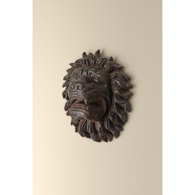 This powerful and beautifully modeled lion mask wall sculpture is an exceptional work by Anna Petrus (1886–1949), one of...