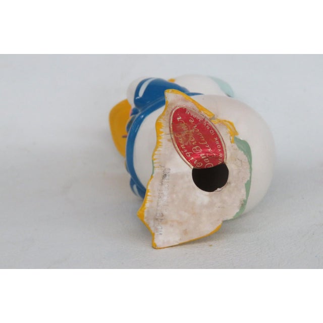 Figurative Donald Duck Ceramic Figurine 1960s Original Dan Brechner Licensed Disney 4834b For Sale - Image 3 of 14