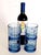 Anchor Hocking Vintage Anchor Hocking Old Fashioned Glasses in Tartan Blueberry, Set of 4 For Sale - Image 4 of 11