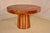 Mid-Century Modern Natural Redwood Round Pedestal Dining Table, Circa 1970's For Sale - Image 3 of 6