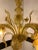 Traditional Amber Murano Glass Chandelier With Flowers and Leaves For Sale - Image 3 of 13