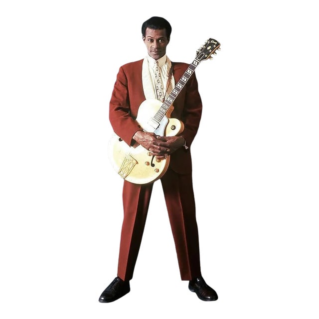Rock and roll musician Chuck Berry poses for a portrait session in circa 1958 in Chicago, Illinois. (Photo by Michael Ochs...