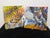 Pair of vintage art glass painted plates designed by artist Zaida del Rio. Each measure 8" square and sit 1/2" high. Zaida...